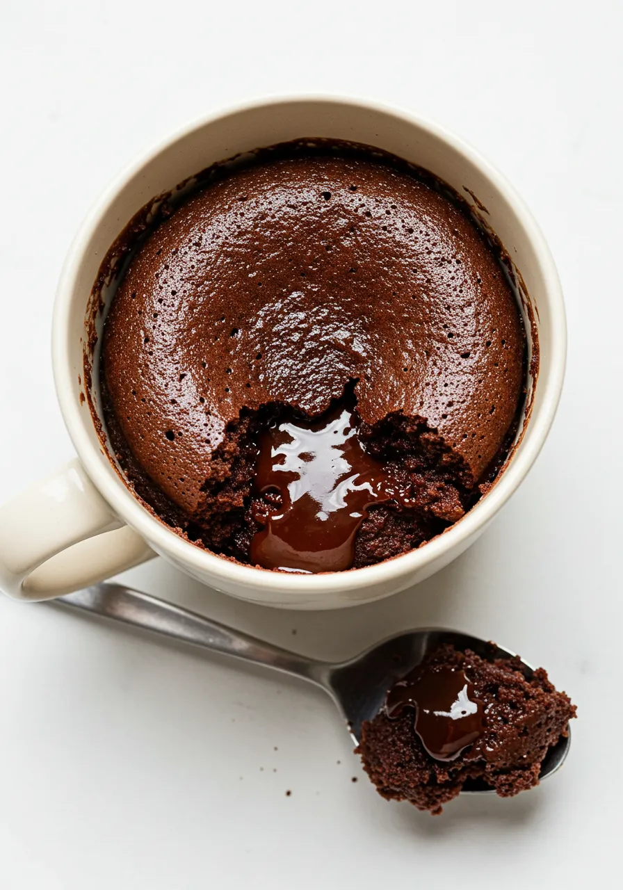 Chocolate Lava Mug Cake - secondary view
